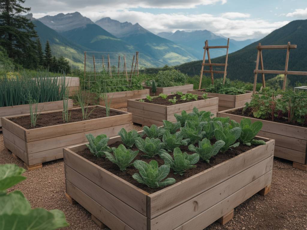 10 astuces pour réussir un potager en lasagnes en altitude et récolter malgré un climat difficile